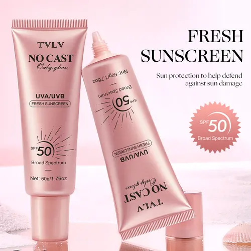 Goldegg Beauty Moisturizing Facial & Body Sunscreen Cream SPF50+ PA+++ - Light Silky Smooth UV Sun Shield, Quick-Absorbing Daily Body Care for Adult Women with Hydrate, Brightening, Even Skin Tone Effects