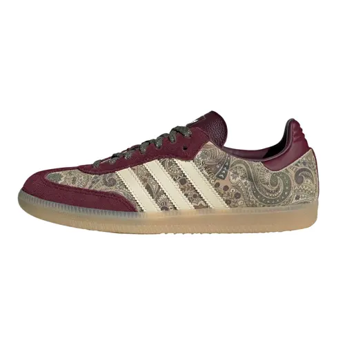 Adidas Women's Samba 'Liberty' Floral Print Retro Leather/Suede Sneakers - Narrow Fit, Round Toe, Casual Trendy, Athletic Casual, Shoes for Women, Everyday Wear, Runs Small