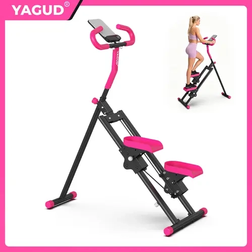 【New Arrival】 Stair Stepper with Handlebar, Extended Step Range Climber Machine for Legs & Core Workout, Home Fitness Equipment, High-Aesthetic Sports Gear, Women Exercise Machine
