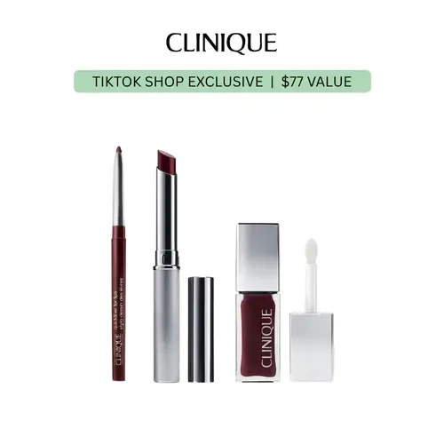 [Clinique] Honey Lip Trio | Makeup Set | Long-Wearing | Soft-Shine | Nourishing | Buildable | Black Honey | Pink Honey | Nude Honey