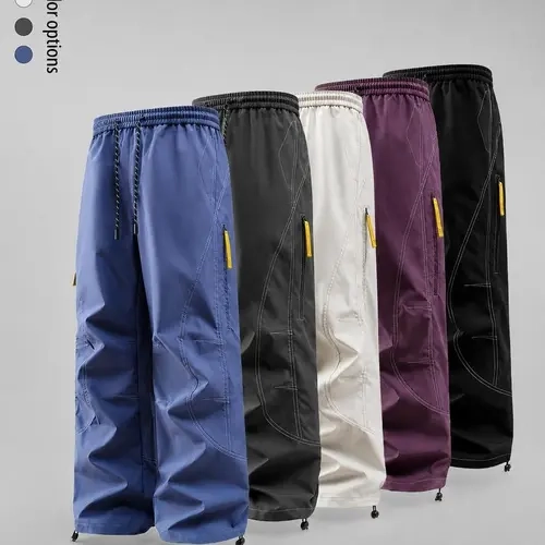 Warm Casual Work Pants for Autumn and Winter, Men's Straight-Leg Carpenter Pants, Fleece-Lined Thickened Outdoor Work Trousers with Zippered Pockets, Suitable for Winter Outings, Fleece Lining, Warmth, Cold Resistance, Windproof Menswear Clothes