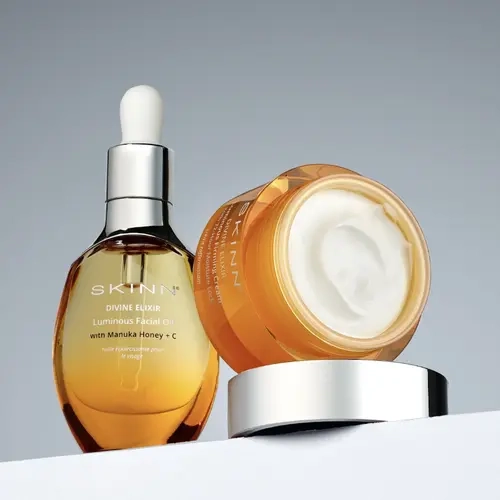 SKINN Cosmetics: The Glow & Firm Duo | Mini Luminous Oil + Luminous Cream