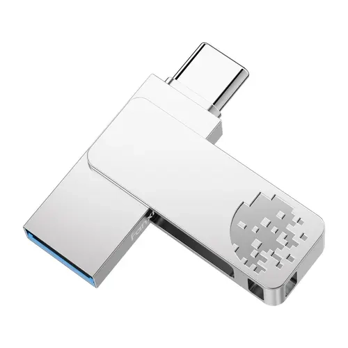 FANXIANG F372S 32GB/64GB/128GB/256 USB Flash Drive, Dual USB Type-C & USB-A, USB 3.2 Gen 1 Up to 150MB/s, Water-Resistant Zinc Alloy Metal Thumb Drive, Memory Stick for iPhone 15/16/17 Series, Android, PC, Mac techvibes