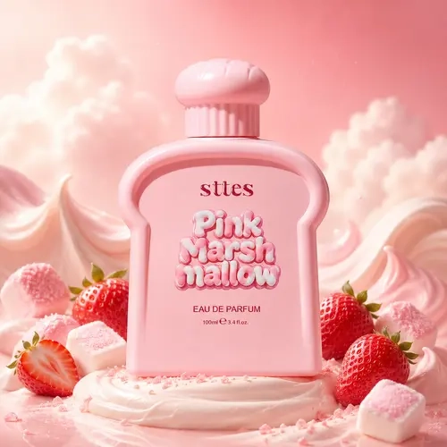 Sttes Women's 100ml Eau de Parfum (EDP) Spray - Aromatic Chic Gourmand, Marshmallow Scent, Creamy Vanilla Women's Fragrance, Sweet Fruity & Woody Notes, Multiple Scent Options, Everyday Wear Beauty Product