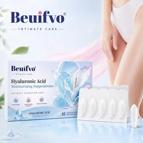 【Beuifvo Official】 Gentle Feminine Care Moisture Support Gel Intimate Wash - Daily Use for All Skin Types with HA + Vitamins, Aloe Vera - Fragrance-Free, Hydrating for Intimate Health - Skin Health & Wellness Washes & Wipes (10 Count)