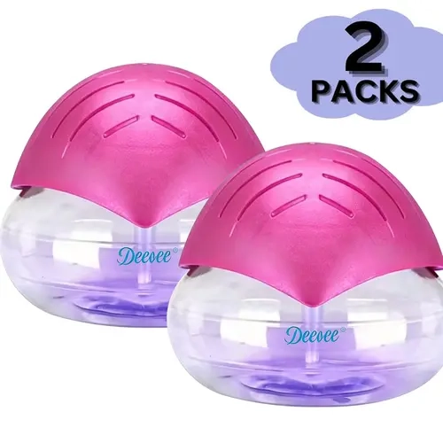 ZUVV Water-Based Purifier Air Washer, Air Revitalizer & Freshener, Air Fresher with 7 LED Color Changing Light for Rooms Summer , Survivals,Summer Wig