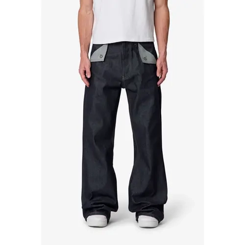 mnml Mule Pocket Kick Flare Denim