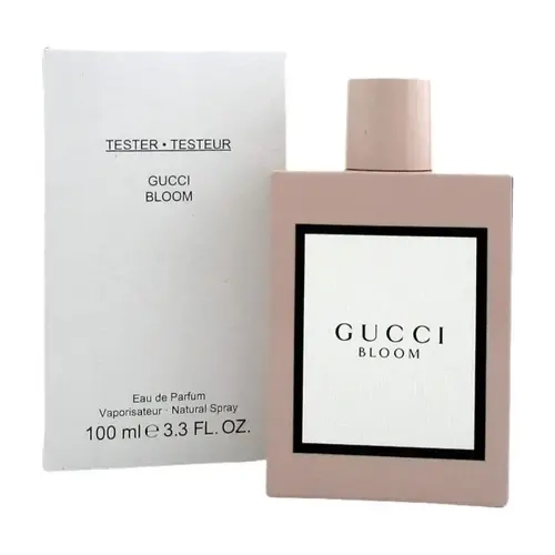 Gucci Bloom Eau de Parfum 3.3 oz for Women Tester | White Floral Perfume with Jasmine Bud, Tuberose & Rangoon Creeper | Long-Lasting Designer Fragrance, Adults, 24 Months