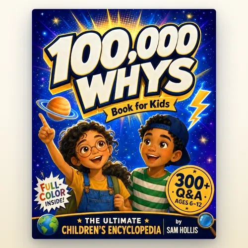100000 Whys Children's Science Encyclopedia Paperback-Softcover (2026 Edition) - Sam Hollis, English Text, 116 Pages, 300+ Big Questions, Fact-Checked Answers, Myth-Busting, 6-12 Year-Olds, Birthday Gift Ideas, Classroom Reading Corners