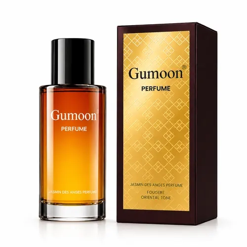 Gumoon Amber Bloom Unisex EDP Perfume 50ml/1.69fl oz - Long-lasting Rich Fruity-floral Scent with Jasmine, Apricot, Honey, White Musk - Luxurious Gift, Perfumes for Women, European-American Luminous Fragrance