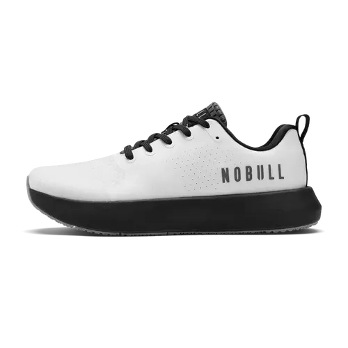 NOBULL Men's Drive 2 Ripstop in Classic White Jet Black