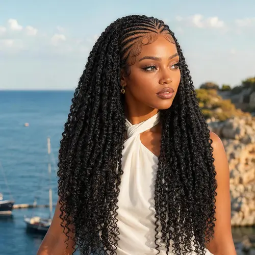 [New Arrival]Frodio Veralux™ Fiber Passion Twist Drawstring Wig 13x5 Lace Frontal with Baby Hair | Beginner Friendly  Pre-Cut Lace#SohoChic#SohoChic