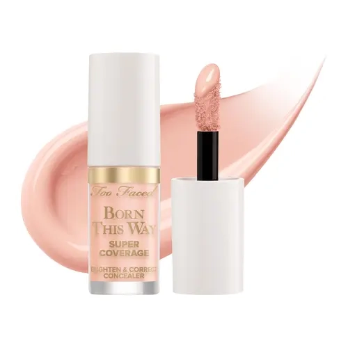 Too Faced Born This Way Super Coverage Brighten & Correct Concealer - Dark Circle, Discoloration, Brighten & Correct Undereye, 24 Hours Hydration