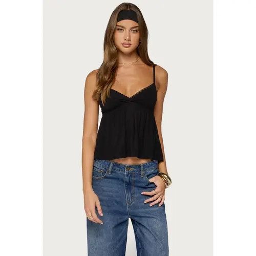Belen Lacey Babydoll Top