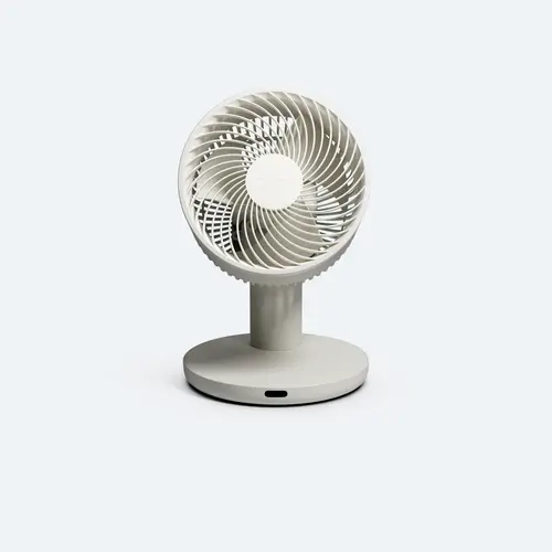 Blueair CoolDrift Smart Air Circulator Fan - 15dB Ultra Quiet Tabletop Fan for Bedroom, Home, and Dorm Room 3D Loop Oscillation, 8-Hr Night Mode Cooling Fan with App Control