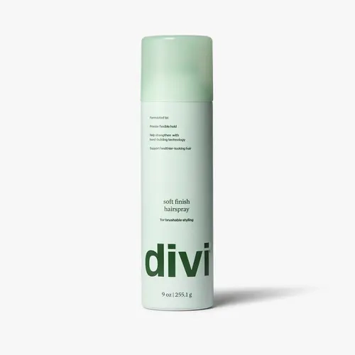 DIVI Hairspray – Soft Finish Flexible Hold or Strong Hold Styling Spray with StrandBond Bond-Building Proteins