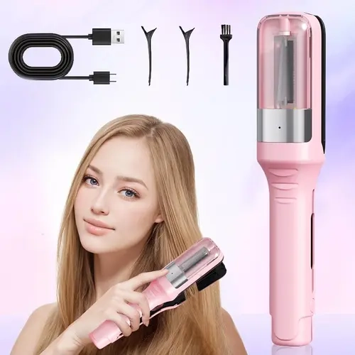 Automatic Electric Hair Clipper, Multifunctional Type-c Rechargeable Hair Split End Clipper, Split End Trimmer, Portable Wireless Lightweight Hair Trimmer, Hair Care Tool for Gift
