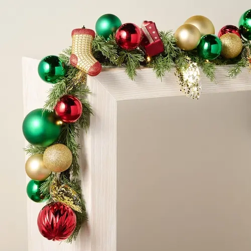 Kringle Express 72" LED Shatterproof Ornament Garland