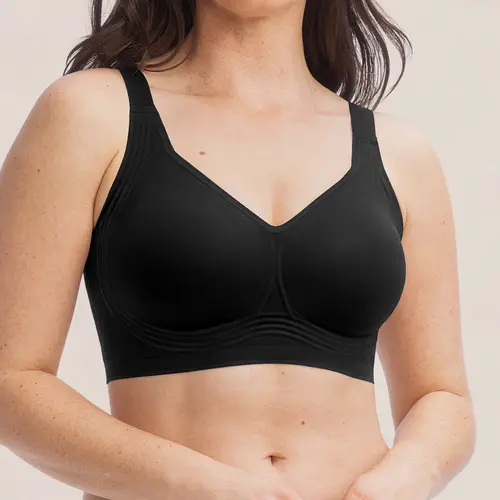 Shapermint Jelly Bras for Women Wireless No Underwire Full Coverage T-Shirt Bra, Seamless Wirefree Supportive Jelly Lift, Everyday Comfort Soft Bra, Plus Size up to G Cup & 4XL