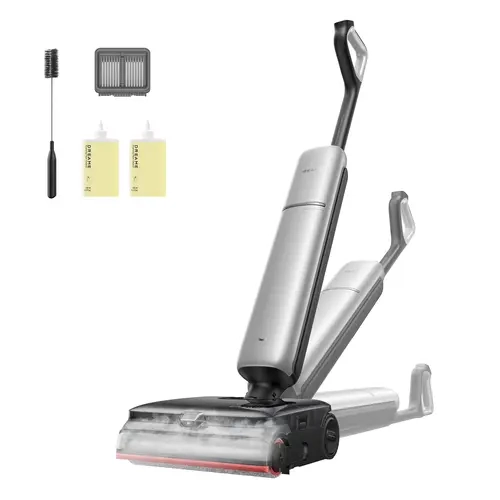 DREAME Aero Ultra Steam Vacuum and Mop, 392℉ Steam, 194℉ Hot Water, FoamWash, Wet Dry Vacuum with 30kPa Suction, 3.88in Ultra-Slim Lie-Flat, GlideWheel Power Assist, Tangle-Free for Pet Owners,sohochic