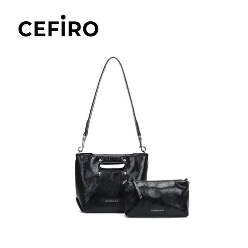 CEFIRO Women's Cutout Mini Tote, Stylish Shoulder Bag for Daily Use