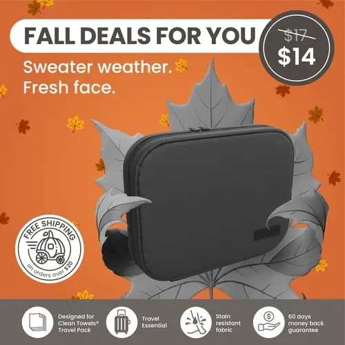 Clean Skin Club Travel Pouch