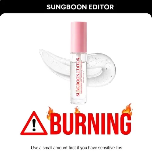[Sungboon] PDRN Burning Lip Plumper | Lip Plumper Volumizing Non-Sticky Glossy Lip Volumizer | Korean Cosmetics