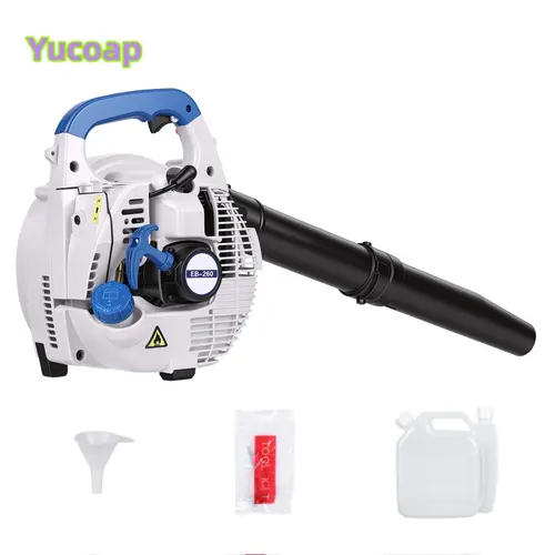 YUCOAP 26CC Gas Powered Handheld Leaf Blower, 2-Cycle Engine, 460 CFM 160 MPH, Lightweight Easy-Start Blower for Lawn, Yard and Light Snow Cleanup powerful