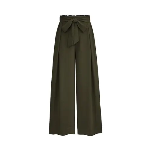 PRETTYGARDEN Women's Wide Leg Work Pants Business Casual High Waisted Loose Palazzo Trouser Summer Clothes