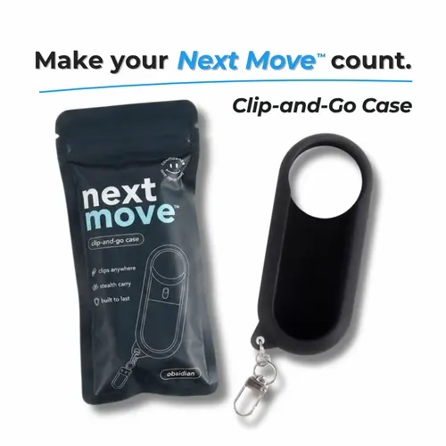 Clip-and-Go Case - Obsidian | Next Move Breath Spray Holder