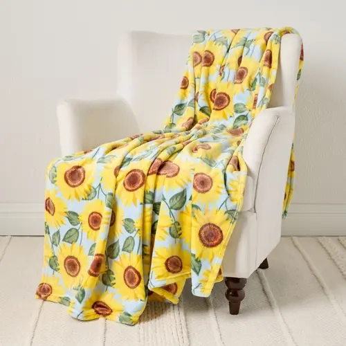 Hay and Harvest Oversized 60x80 Harvest Plush Throw