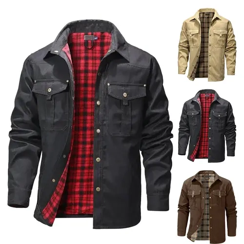 Gihuo Men's Lightweight Jacket, Menswear Outerwear, Men's Top Layer Coat for Casual Wear