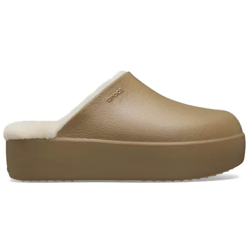 Crocs Women's Dylan Fuzzy Lined Platform Clogs, Cozy Fall Shoes