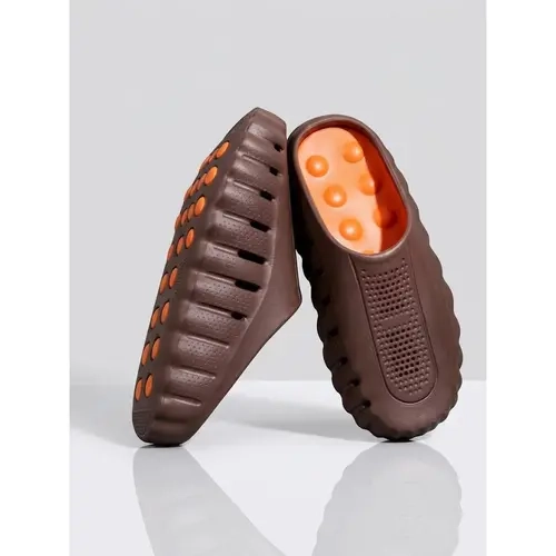 Men's Closed-Toe Massage EVA Slide-On Slippers - Non Slip, Anti-Slip EVA Sole, All Seasons, Indoor House Shoes, Outdoor Use, Massage Shoes, TikTok Shop Back to School Pick