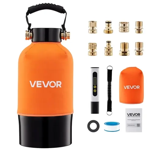 【toolupgrade】VEVOR Deionized Water System for Car Wash, Spotless Car Wash Water System with 5L DI Resin & TDS Meter, Spot-Free Deionized Water Filter for Cars RVs Motorcycles Windows