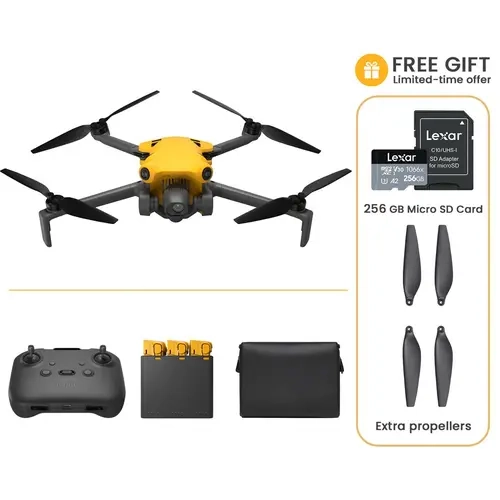 SKYROVER X1 Fly More Bundle Lightweight Wireless Drone with Camera - 4K Video, 8K Photo, Under 249g, 50000ft RF Transmission, Free Lexar 256GB Pro MicroSD Card, Extra Propellers, GPS, Remote Control, Drones for Adults, Accessories for All Levels, Lightwei