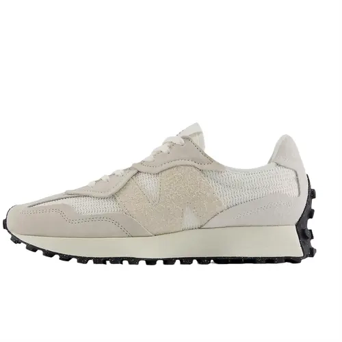 New Balance 327 Inspired Retro Closed Sneakers - 'Timberwolf Sea Salt' Colorway, Nylon-Suede Upper, Casual Sports Footwear (Note: Runs Small)