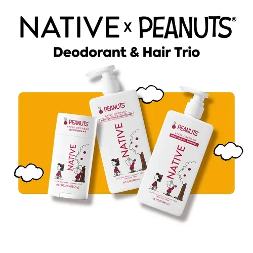 NATIVE Deodorant & Hair Trio Set-- Aluminum-Free Deodorant and Sulfate-Free, Silicone-Free Shampoo & Conditioner
