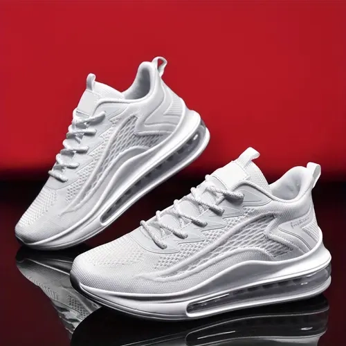Men's High Top Heightening Sneakers - All Seasons Anti-Slip Sole Nylon Synthetic Men's Shoes for Running, Workout, Black Fathers' Day Gift