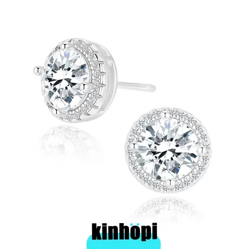 KINHOPI Unisex Stud Earrings for Men Square/Round Simple Clean Lightweight Gift Gold/Silver Plated Stud men's accessories daily wear jewelry