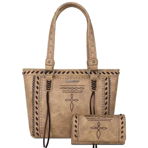 Montana West Spiritual Collection Western Tote Bag for Women with Wallet