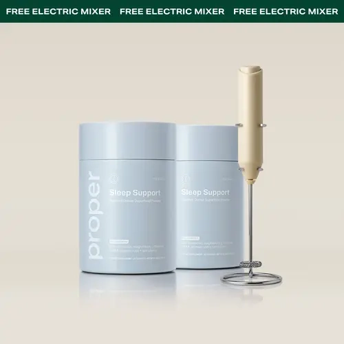 The Good Sleep Superfood Bundle for Rest & Relaxation - 2-Pack Sleep Support Superfood Powder + Electric Mixer