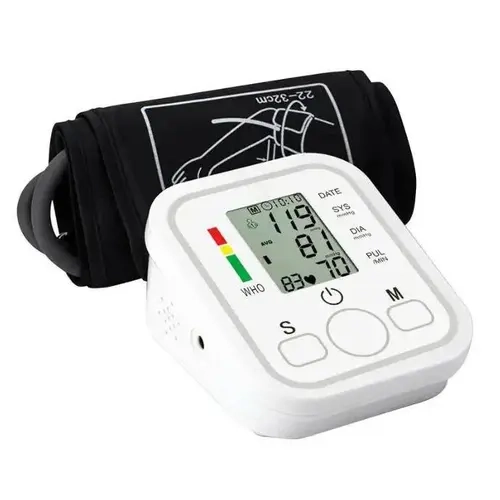 Digital Auto Blood Pressure Monitor Kit - Home Health, Large Backlit LCD Display, 8.7-15.7in Adjustable Cuff, 2 Users, 240 Memory Sets, Seniors-Friendly Readability, Travel-Ready, Home Supplies Party Gift