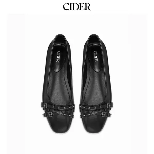 Cider DOUBLE BUCKLE  FLATS