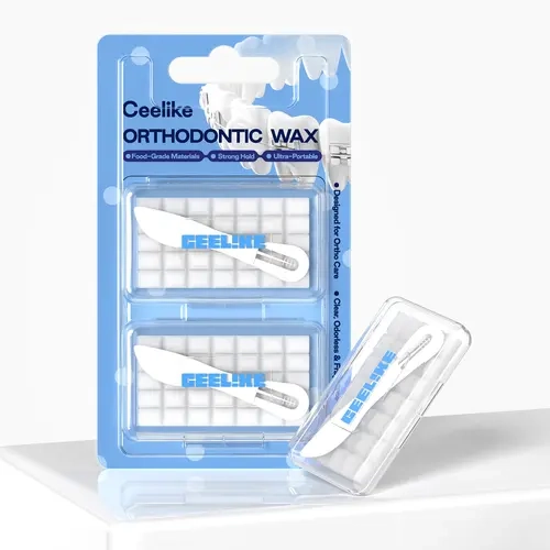 Ceelike Unscented Orthodontic Protective Wax - Portable Dental Oral Care Accessory for Oral Health Protection