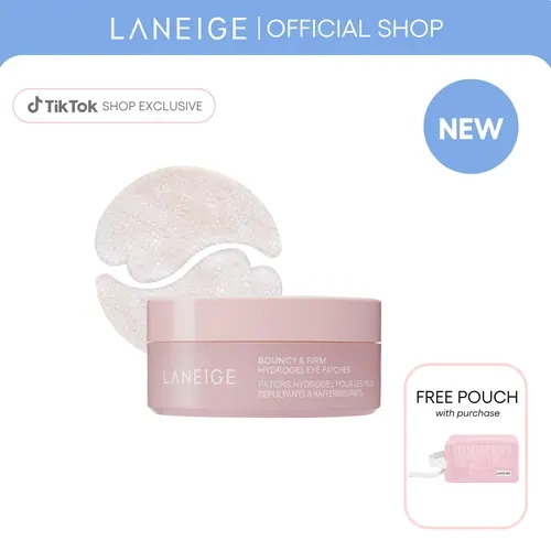 NEW Laneige Korean Hydrogel Eye Mask Patches - Bouncy, Firming Skincare Eye Treatment