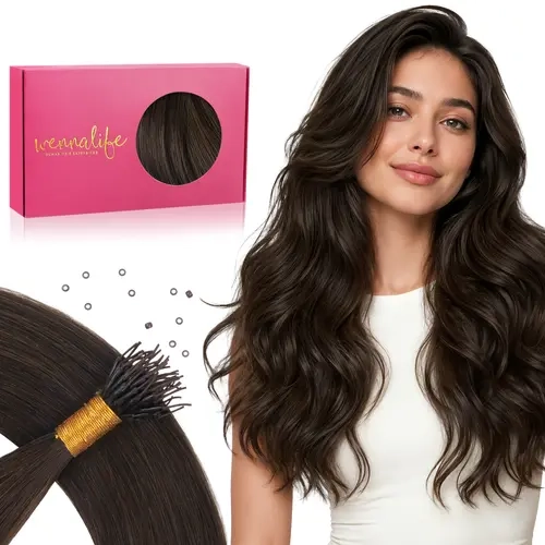 WENNALIFE Nano Pro Sofgrip Hair Extensions 14-24inch 50g Remy Hair Seamless and Invisible Real Human Hair From Black to Blonde & Balayage Shades De Cabello #tiktokshopstockup