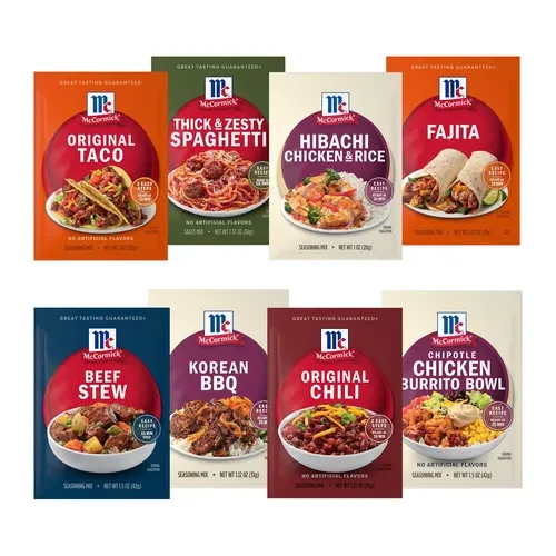 McCormick Easy Meals Recipe Mix Bundle, 8ct