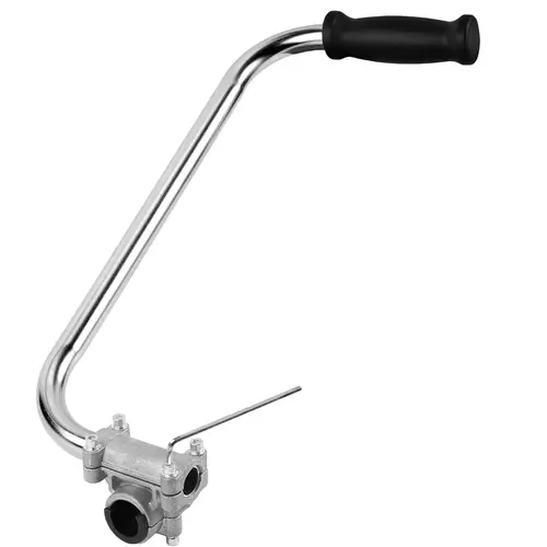 Sol Luma Aluminum Grass Trimmer Auxiliary Handle with Bracket Clip - Ergonomic Grip, Durable, Lightweight, High-Strength, Maintenance-Friendly Universal Garden Power Tool Accessory for Efficiency Boost