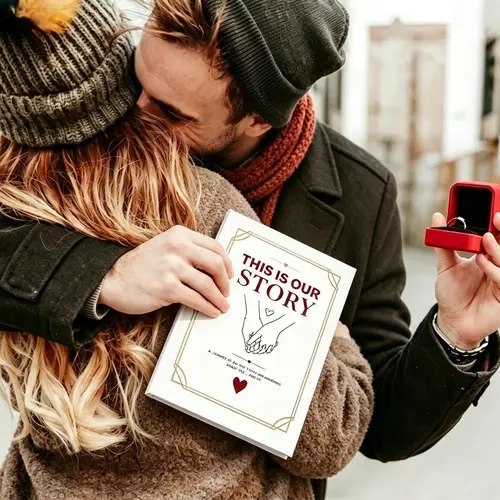 [Romance Fill-In Blank Subject Notebook] - 100 Dating Anniversary Record Book, Sentimental Boyfriend Gifts, Cute Couple Gift, DIY Scrapbooking Idea for Engagement or Valentine's Day
